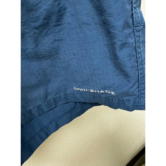 Columbia Men's PFG Shorts Blue Size 38 - Picture 3 of 10